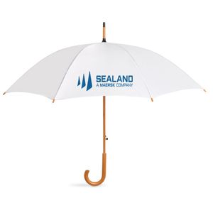 CUMULI Parapluie avec poignée en bois - GiftRetail KC5131