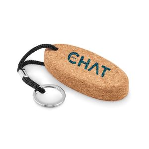 BOAT Eco-Friendly Floating Cork Key Ring with Rope