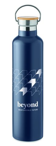HELSINKI LARGE Dubbelwandige RVS drinkfles 1L - GiftRetail MO6373