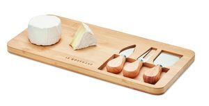 GLENAVY Plateau à fromage en bambou