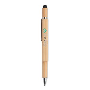 TOOLBAM Stylo niveau à bulle en bambou