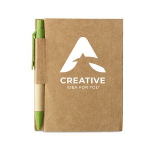 CARTOPAD Notitieblok en gerecyclede pen