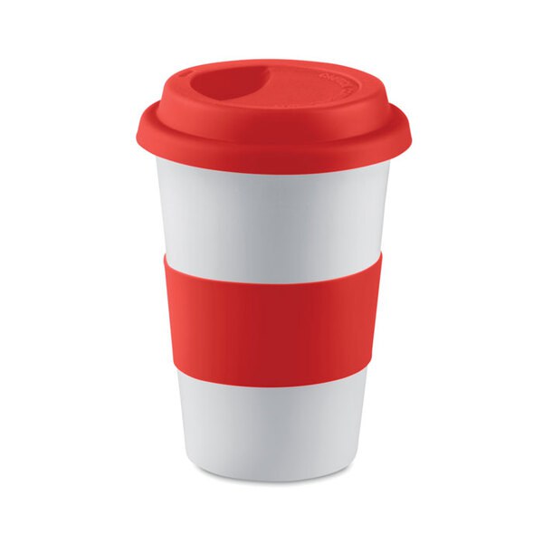 TRIBECA Keramische mok met silicone - GiftRetail MO7683