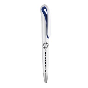 WHITESWAN ABS Stijlvolle ABS Twist Balpen met Blauwe Inkt