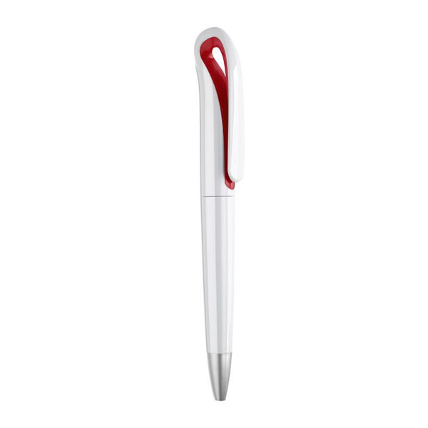 WHITESWAN ABS Stijlvolle ABS Twist Balpen met Blauwe Inkt - GiftRetail MO7793