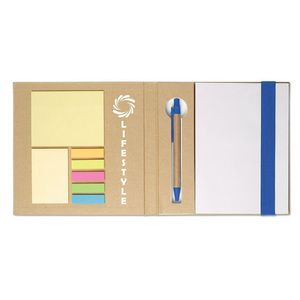 QUINCY Milieuvriendelijke Notitieboek Set met Pen - GiftRetail MO8183