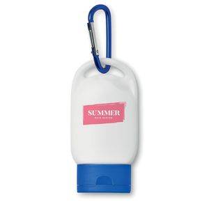 SUNCARE Zonbescherming Lotion met Handige Karabijnhaak - GiftRetail MO8512