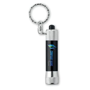 ARIZO Compact Aluminium LED Torch with Key Ring