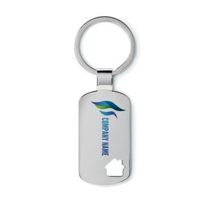 HOUSE KEY Metalen sleutelhanger