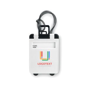 TRAVELLER Étiquette de bagage en plastiq - GiftRetail MO8718