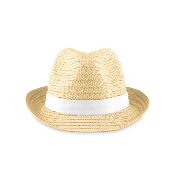 BOOGIE Strohoed naturel - GiftRetail MO9341