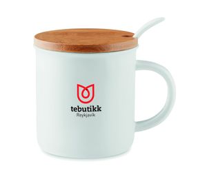 KENYA Mug porcelaine avec cuillère
