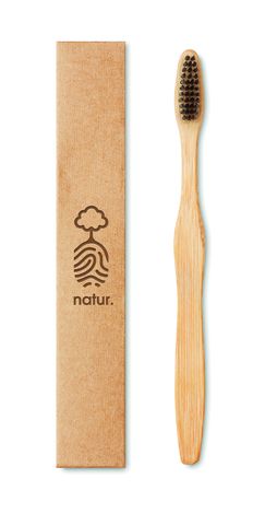 DENTOBRUSH Eco-Friendly Bamboo Toothbrush in Kraft Box