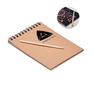 BLACK Carnet de papier à gratter