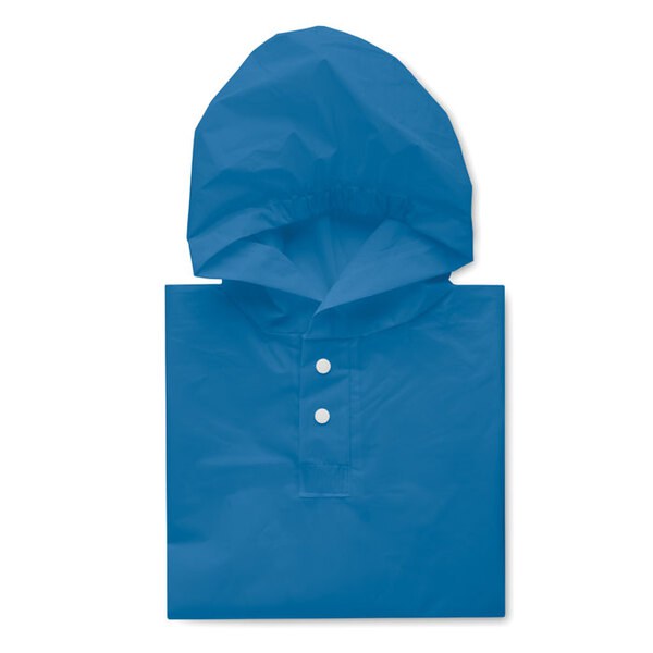 PONCHIE PEVA kinderregenjas met capuchon - GiftRetail MO2128