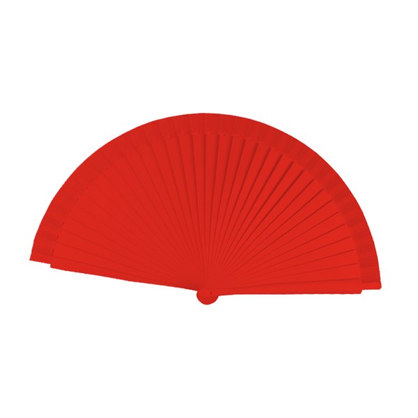 Goya 39005 - Lacquered Wood and Polyester 23cm Fan LACARED
