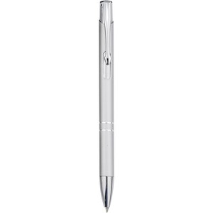 Stylo bille rétractable en aluminium Moneta (encre bleue) - EgotierPro 107105