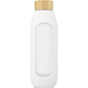 Tidan fles van 600 ml in borosilicaatglas met siliconen grip - EgotierPro 100666