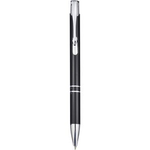 Stylo bille en aluminium recyclé Moneta (encre bleue) - EgotierPro 107984