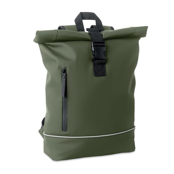 LAPTOSA Laptop 15" rolltop PU rugzak - GiftRetail MO2581