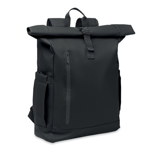 BANGKOK ROLL Rolltop laptop rugzak 600D - GiftRetail MO2643