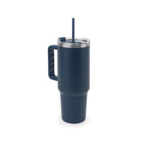 Large stainless steel travel cup (91% recycled) with vacuum insulated double wall and a matt finish 1300 mL - Egotier 94373