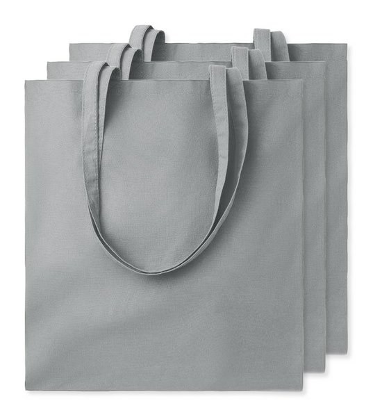 Pack de 3 GiftRetail MO9268 - COTTONEL COLOUR + Sac shopping coton 140gr/m²