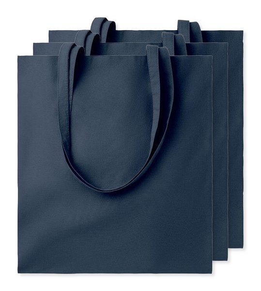 Pak van 3 GiftRetail MO9268 - COTTONEL COLOUR + Katoenen boodschappentas
