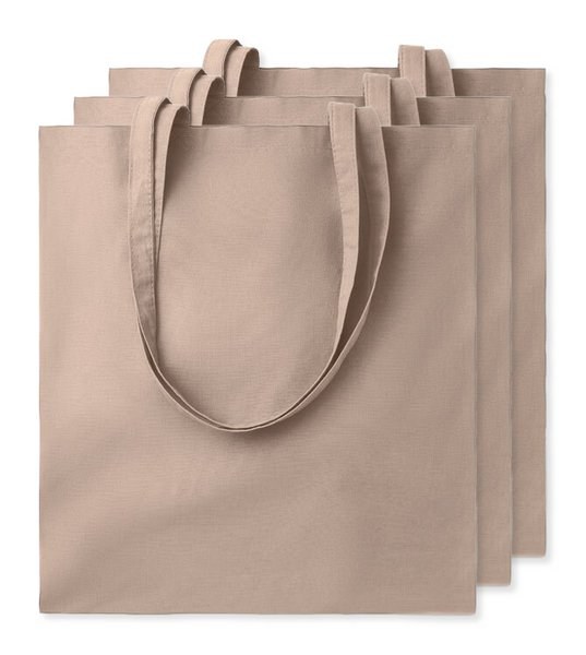 Pack de 3 GiftRetail MO9268 - COTTONEL COLOUR + Sac shopping coton 140gr/m²