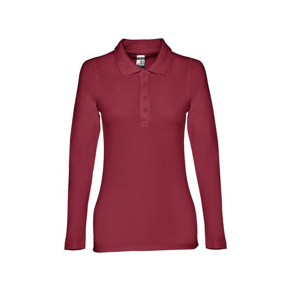 TH Clothes 11174 - Women's long sleeve polo shirt