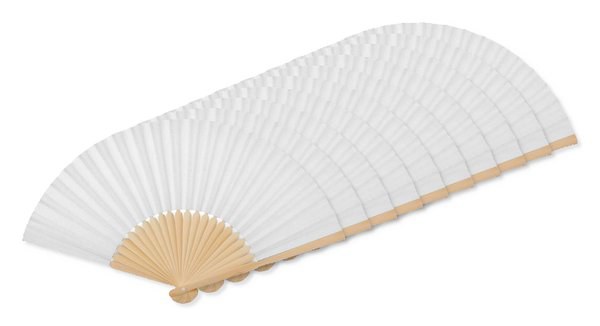 Pak van 10 GiftRetail MO6828 - FANNY PAPER Waaier bamboe