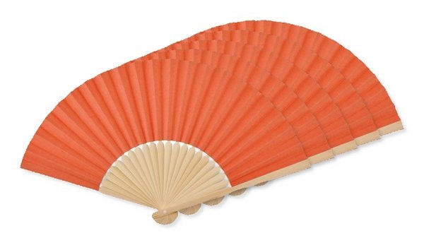 Pack de 50 GiftRetail MO6828 - FANNY PAPER Eventail en bambou