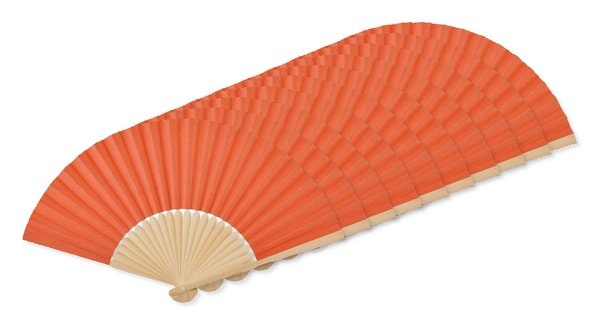 Pack de 100 GiftRetail MO6828 - FANNY PAPER Eventail en bambou