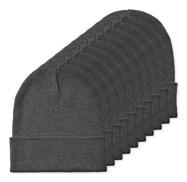 Pack de 10 GiftRetail MO2705 - BEANIX Bonnet tricoté avec revers