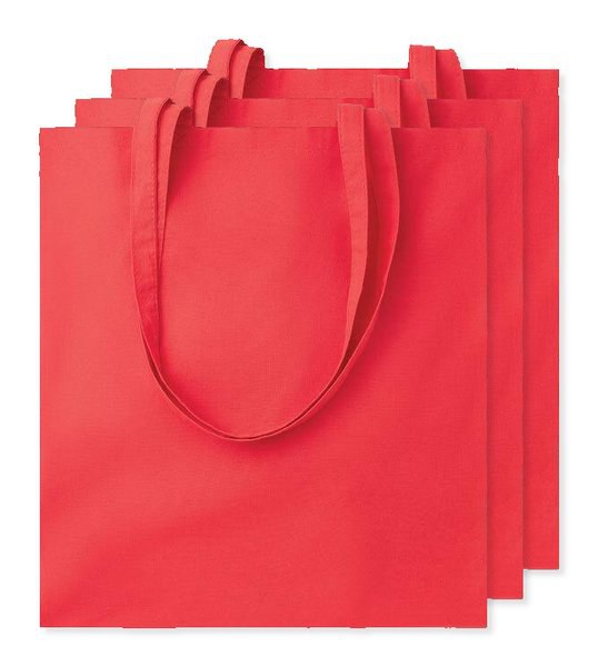 Pak van 30 GiftRetail MO9268 - COTTONEL COLOUR + Katoenen boodschappentas