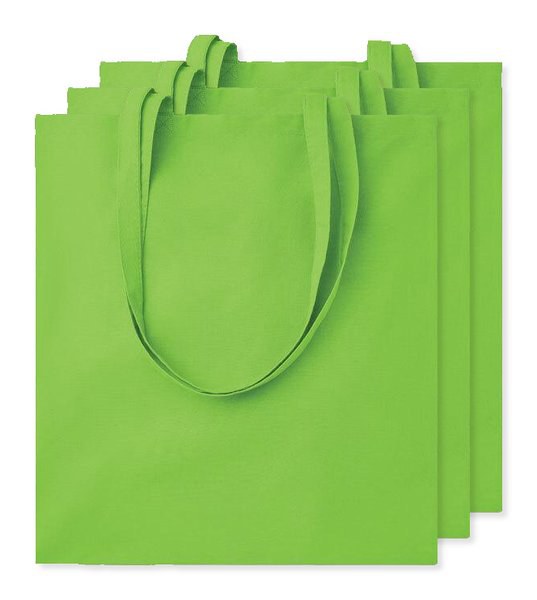 Pak van 30 GiftRetail MO9268 - COTTONEL COLOUR + Katoenen boodschappentas