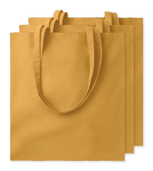 Pak van 30 GiftRetail MO9268 - COTTONEL COLOUR + Katoenen boodschappentas