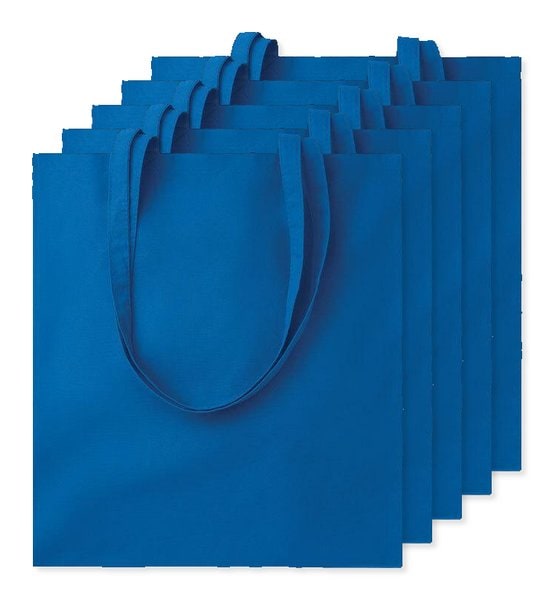 Pak van 50 GiftRetail MO9268 - COTTONEL COLOUR + Katoenen boodschappentas