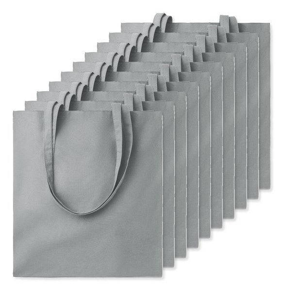 Pak van 100 GiftRetail MO9268 - COTTONEL COLOUR + Katoenen boodschappentas