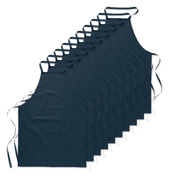 Pack de 10 GiftRetail MO7251 - KITAB Tablier en Coton Polyvalent pour Cuisine et Jardinage