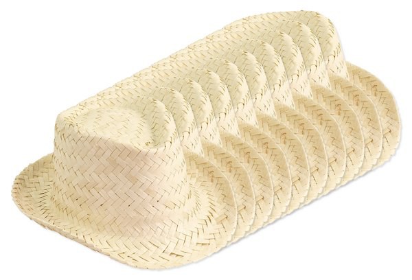 Pak van 10 Goya 38054 - Unisex Korte Rand Rotan Hoed JAMAICA