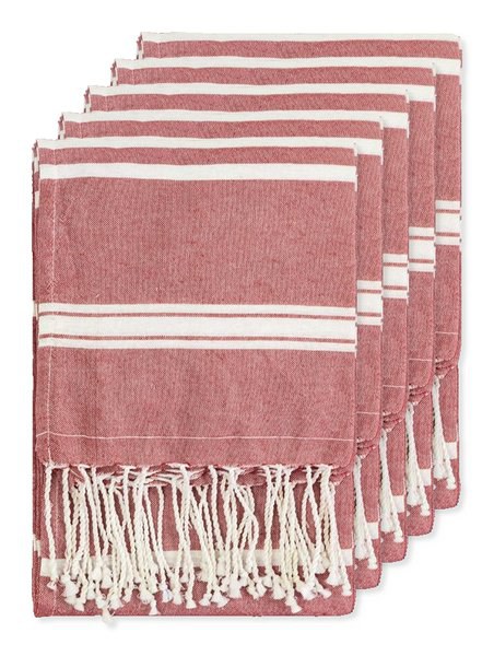 Pack de 5 Goya 39000 - Pareo Fouta 90x180 cm, Coton et Polyester ZANZIBAR