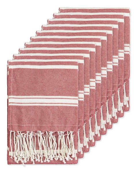 Pack de 10 Goya 39000 - Pareo Fouta 90x180 cm, Coton et Polyester ZANZIBAR