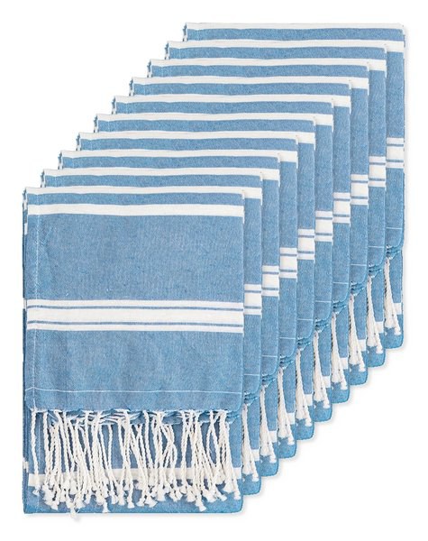 Pak van 10 Goya 39000 - Fouta Pareo Handdoek 90x180 cm Katoenmix ZANZIBAR