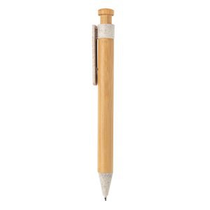XD Collection P610.54 - Bamboe pen met tarwestro clip