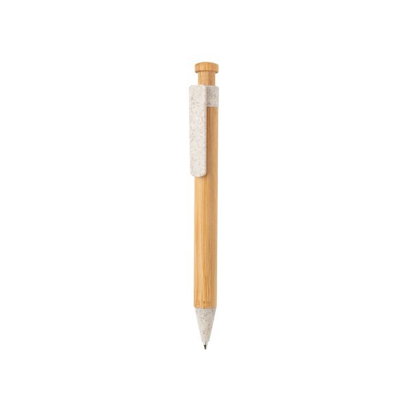 XD Collection P610.54 - Bamboe pen met tarwestro clip