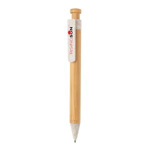 XD Collection P610.54 - Bamboe pen met tarwestro clip