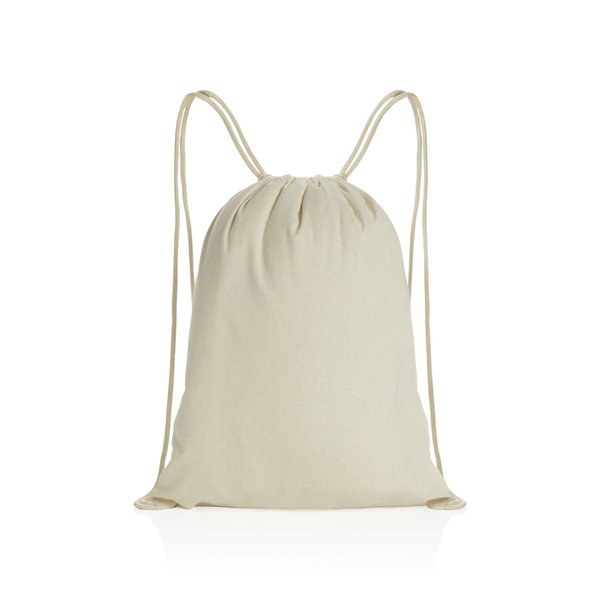 XD Collection P762.63 - Sac à dos à cordon en coton recyclé Impact AWARE™ 145g