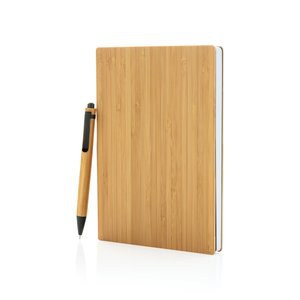 XD Collection P772.15 - A5 Bamboe notitieboek & pen set