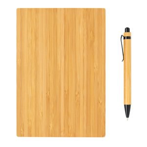 XD Collection P772.15 - A5 Bamboe notitieboek & pen set